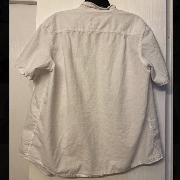 Mens White Button Down Shirt - Picture 3 of 3